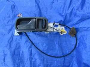 90-96 NISSAN 300ZX 10s Conjunto Manija Puerta Interior Derecha con Cable Cerradura Negro - Imagen 1 de 6