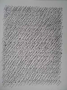 Günther UECKER: Die Bewegung, original signierte Lithographie - Bild 1 von 6