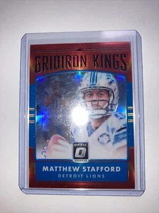 2016 Donruss Optic Gridiron Kings Red #23 Matthew Stafford /99 SP - Picture 1 of 4