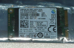 NUEVO DELL ALIENWARE 18 VIKING BTX 256 GB mSATA mini-PCIE SSD 6.0Gb/s 0Y6FC 00Y6FC - Imagen 1 de 1