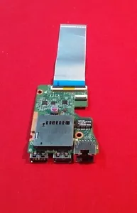 HP PAVILION NOTEBOOK 15-AB053NR USB / SD / PORT BOARD WITH CABLE 809409-001 - Picture 1 of 3