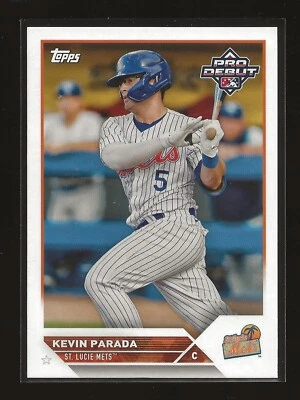 2023 Topps Pro Debut Kevin Parada Base Card St. Lucie Mets (#PD-125) - Image 1 of 2