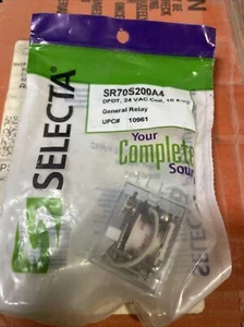 Selecta Switch SR70S200A4 General Purpose Relay; DPDT A2 - Picture 1 of 1