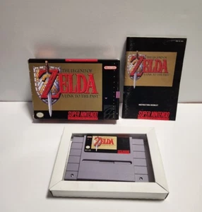Legend of Zelda Link to the Past (Super Nintendo) SNES Complete Authentic TESTED - Picture 1 of 11