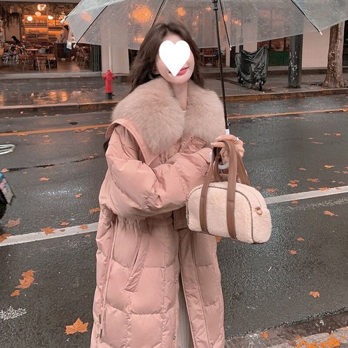 OFF WHITE Piumino giallo cotone imbottito giacca donna lunga invernale spessa sopra il ginocchio