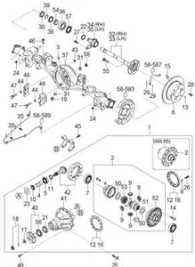 KBC F-848142 TR369035 Differential Pinion Bearing for Kia SORENTO 07- 09 - Picture 1 of 5