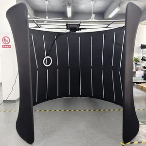 Overhead 360 SpinCam PhotoBooth Hintergrund mit 28 LED-Leuchten für kommerzielle - Bild 1 von 21