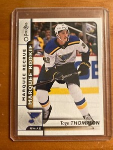 2017 Upper Deck O-Pee-Chee Update Marquee Rookies Tage Thompson #618 Rookie RC