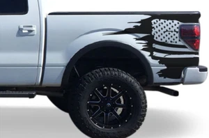 Bed Decal for Ford F150 USA Flag Graphics Design Wrap Vinyl Sticker cover tail  - Picture 1 of 5