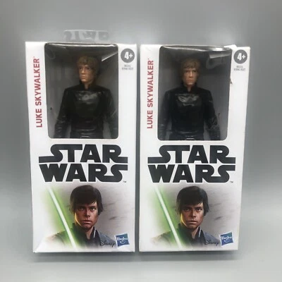 2 Star Wars Action Figures 6 inch Luke Skywalker Hasbro Disney 2021 Collectible - Image 1 of 4