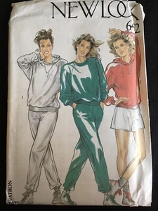 Pattern New Look 6472, athletic wear, jogging pant, hoodie, shorts top, sz 8-18 - Picture 1 of 2