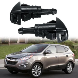 2 PIEZAS Capucha Parabrisas Limpiaparabrisas Boquilla Rociador Brazo Jet Para Hyundai Tucson 10- - Imagen 1 de 18