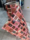 Full Ream Roll Quality Gift Wrapping Paper - Pink & Chocolate Hearts / Candy NEW
