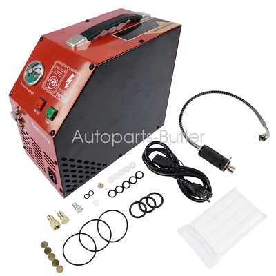 Насос воздушный компрессор 3 ступени сжатия 12 В постоянного тока 350 Вт 30 МПа или 4500psl красный - Изображение 1 из 4