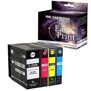 Cartucho de tinta 4PK PGI 2200 para impresora Canon Maxify MB5420 iB4020 iB4120, BCMY - Imagen 1 de 2