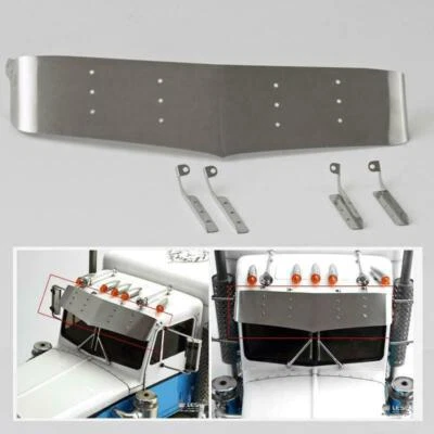LESU Metal Sun Visor Accessories For Tamiya 1/14 RC Tractor Truck Cabin Model - Image 1 of 4