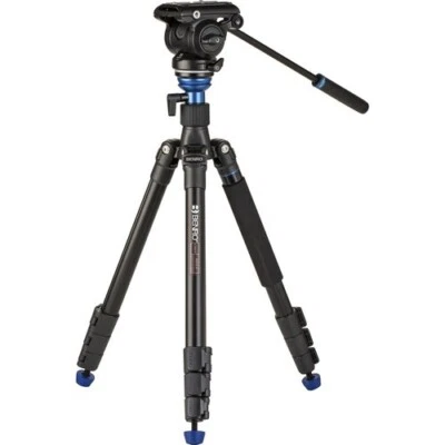 Brand New!!! Benro A2883FS4PRO Reverse-Folding Aluminum Travel Tripod - Image 1 of 4