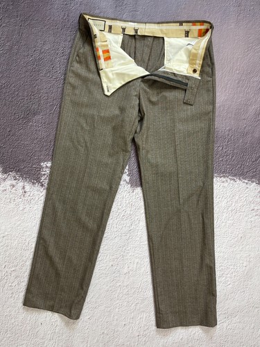 Gucci pantaloni formali in lana a righe pantaloni casual prezzo di ricambio 1000$