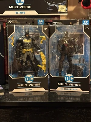 McFarlane DC Multiverse: Arkham Knight Set/x2 Figures/Batman/Arkham Knight. New - Image 1 of 4