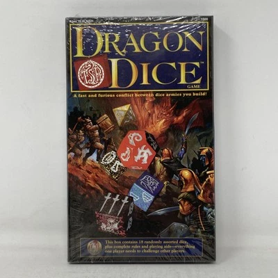 TSR Dragon Dice Game Starter Set Box Vintage 1995 Sealed - Image 1 of 4