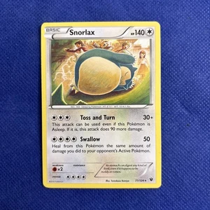 Snorlax 77/124 Fates Collide Regular Pokemon Card 2016 - NM - Picture 1 of 3