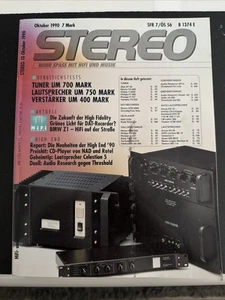 Stereo HIFI Testzeitschrift Oktober 1990 - Bild 1 von 3