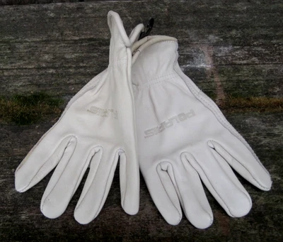 RARO Nuevos Guantes Polaris Cuero Blanco Trabajo Exterior Talla L-Ex+ ¡ENVÍO RÁPIDO! Foto 1 de 4