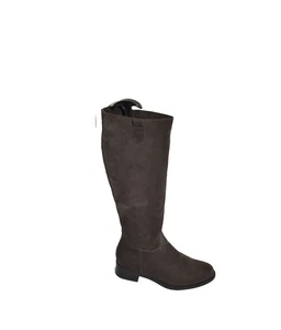 ¡Nuevo! Bota de montar LA CANADIENNE talla 8 Love impermeable hasta la rodilla marrón DD515 - Imagen 1 de 6