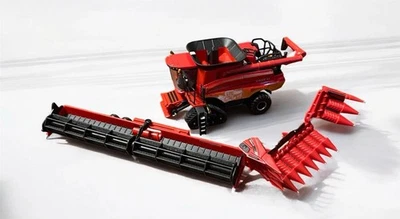 1/64 Prestige Case IH 7250 Combine w/Headers – Custom Heritage 1460 Vinyl Wrap - Image 1 of 4