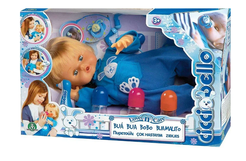 Giochi Preziosi GPZ5639 Cicciobello Bua Bambolotto interattivo con accessori - Immagine 1 di 2