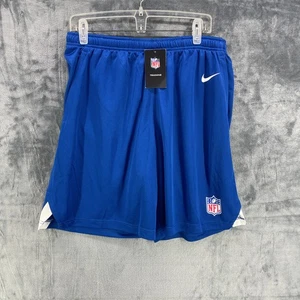 Nike NFL Training Equipment Athletic Logo Shorts Men's Large Blue NWT NEW - Picture 1 of 18