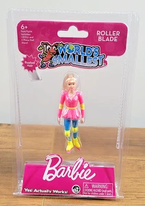 World's Smallest Roller Blade Barbie With Rooted Hair - SEALED NIB - Picture 1 of 2