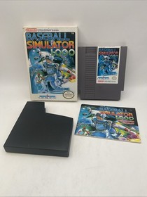 Baseball Simulator 1000 (Nintendo NES 1989) CIB Complete In Box