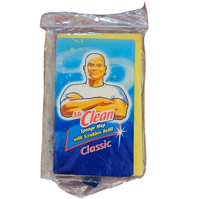 Fregona esponja clásica Mr Clean con recarga de fregadora a presión fácil cambio Foto 1 de 3