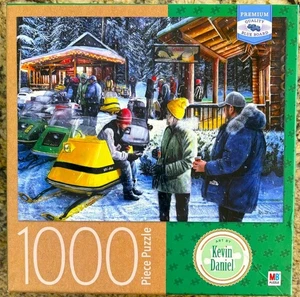 Milton Bradley jigsaw puzzle;  Poker Run III by Kevin Daniel;  1000 pcs - Picture 1 of 2