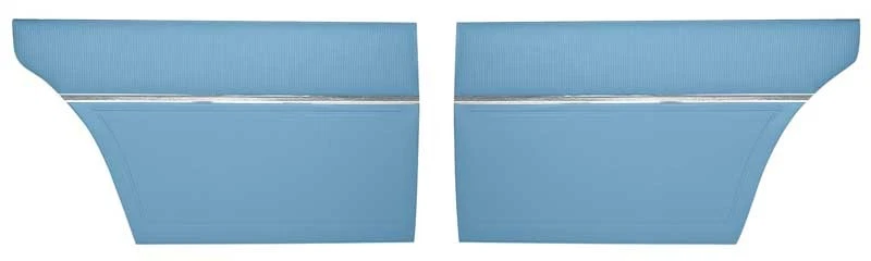 Chevy II Nova 1965; paneles interiores de puertas traseras; camioneta de 4 puertas; N65603 Foto 1 de 1