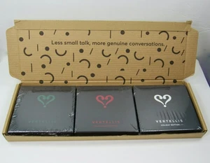 Vertellis TRILOGY 3 Deck Bundle Game Family Relationship Holiday Editions Sealed - Picture 1 of 12