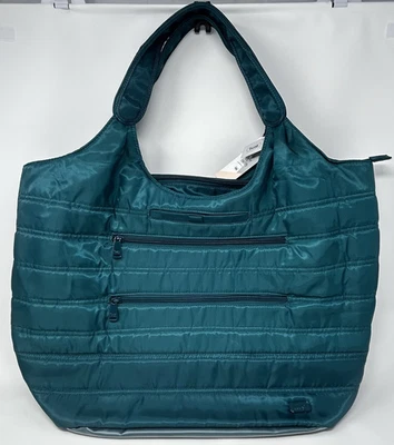 Bolso LUG Góndola XL Bolso CT Esmeralda Bolso de Hombro Holgado con Bolsa de Cosméticos Nuevo con Etiquetas Foto 1 de 4