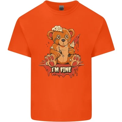 Zombie Teddy Bear Halloween Gothic Murder Kids T-Shirt Childrens - Image 1 of 4