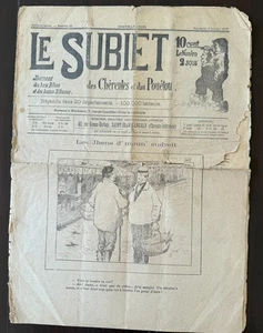 Le Subiet des Chérentes et dau Pouétou. N° 36 du dimanche 2 janvier 1910 - Picture 1 of 4