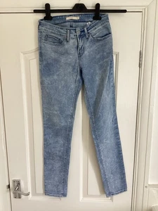 Jeans LEVI'S 711 azul denim ajustados para mujer W27 L29 - Imagen 1 de 6