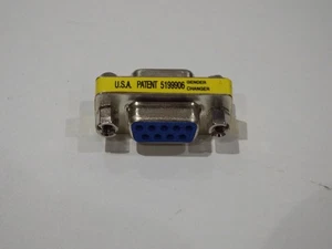 9 Pin DB9 Female to 9 Pin DB9 Female Gender Changer Adapter RS232 Serial NEW - Picture 1 of 4