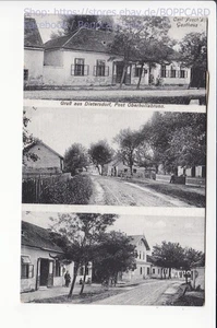 BEZIRK HOLLBRUNN GRUSS AUS DIETERSDORF , GASTHAUS POSCH , OBERHOLLABRUNN ca1918 - Picture 1 of 2