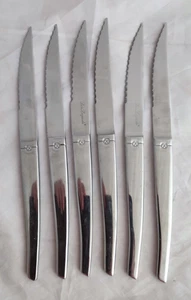 Lou Laguiole - 6 Messer - Steakmesser ? - bestimmt Edelstahl - ca. 22,4 cm lang - Bild 1 von 9
