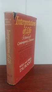 Interpretations of Life by Will & Ariel Durant ~ Simon & Schuster ~ 1st Pr - Picture 1 of 24