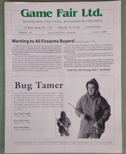 Game Fair Ltd 1998 Catalog Outdoor Hunting Fishing - Picture 1 of 16