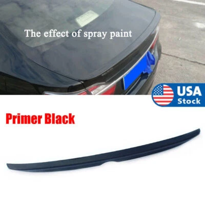 For 2012 2013 2014 Toyota Camry Sedan Trunk Wing Rear Spoiler Lip Primer Black Foto 1 de 4