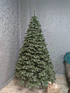 albero di nataleAlbero di Natale artificiale colato "Canadese" verde-azzurro 1.5 - Foto 1 di 4