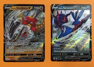 Hisuian Decidueye V 083/189 und Hisuian Samurott V 101/189 Astral Radiance - Bild 1 von 5