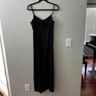 Nuevo con etiquetas Vestido Maxi Sin Mangas Vintage Vivienne Tam Negro Para Mujer Talla 2 Foto 1 de 4
